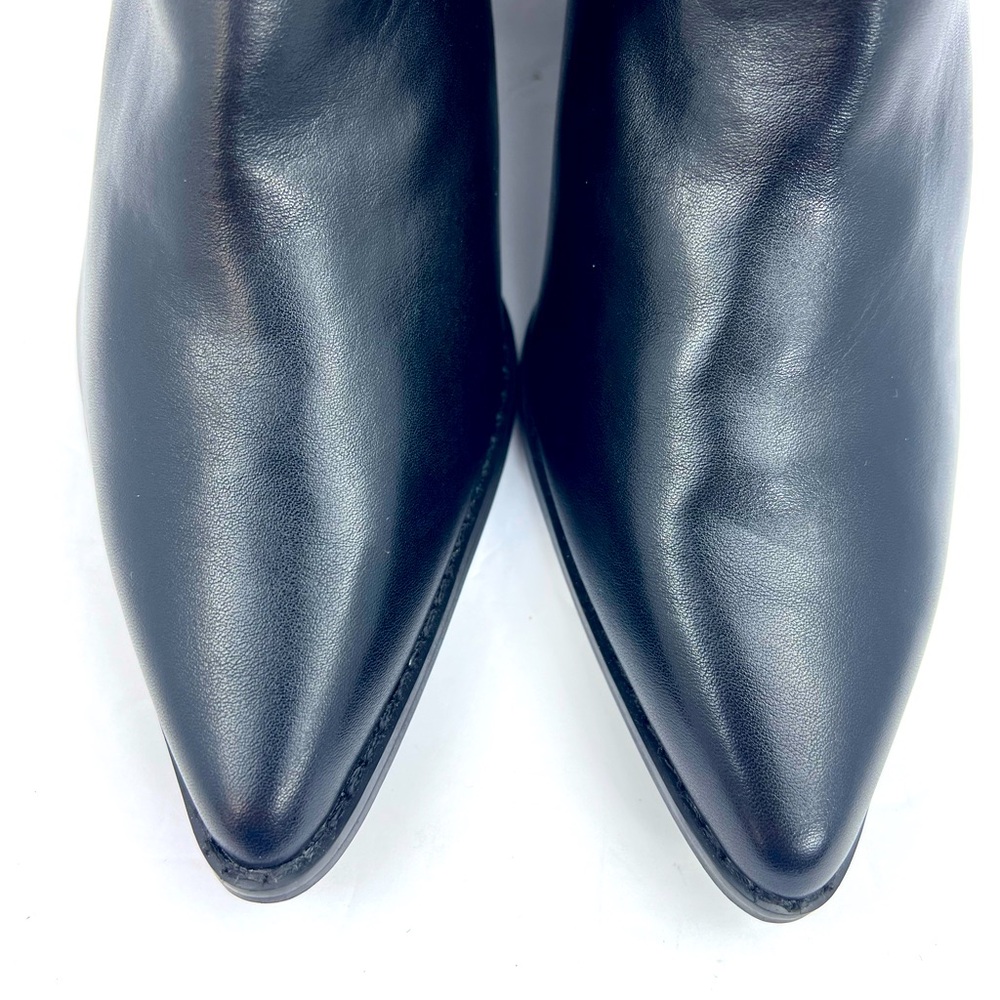 BILLINI NORVA COWGIRL BOOTS, BLACK & BONE COLOR, POINTED TOE, MAN-MADE, SIZE 10 - Picture 11 of 13
